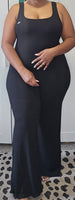 One Piece Wide Leg Butter Soft Jumpsuit - Black or Hot Pink