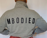 Signature Cropped Sweatshirt - Heather Grey