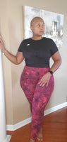 Tie Dye Second Skin High Waisted Leggings - Amber Haze