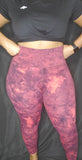 Tie Dye Second Skin High Waisted Leggings - Amber Haze