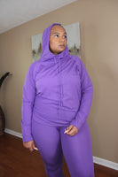 All Day Active Hoodie - Royal Purple