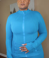 Zipper Jacket - Hawaiian Blue