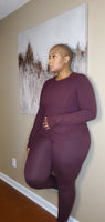 Butter Soft Long Sleeve Tee - Merlot