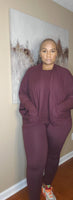 Butter Soft Long Sleeve Tee - Merlot