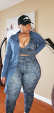 Shown here with Slate Blue Long Zipper Tunic Jacket