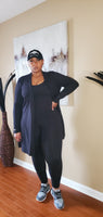 Long Sleeve Cardigan with Side Slits - 3 Colors Available